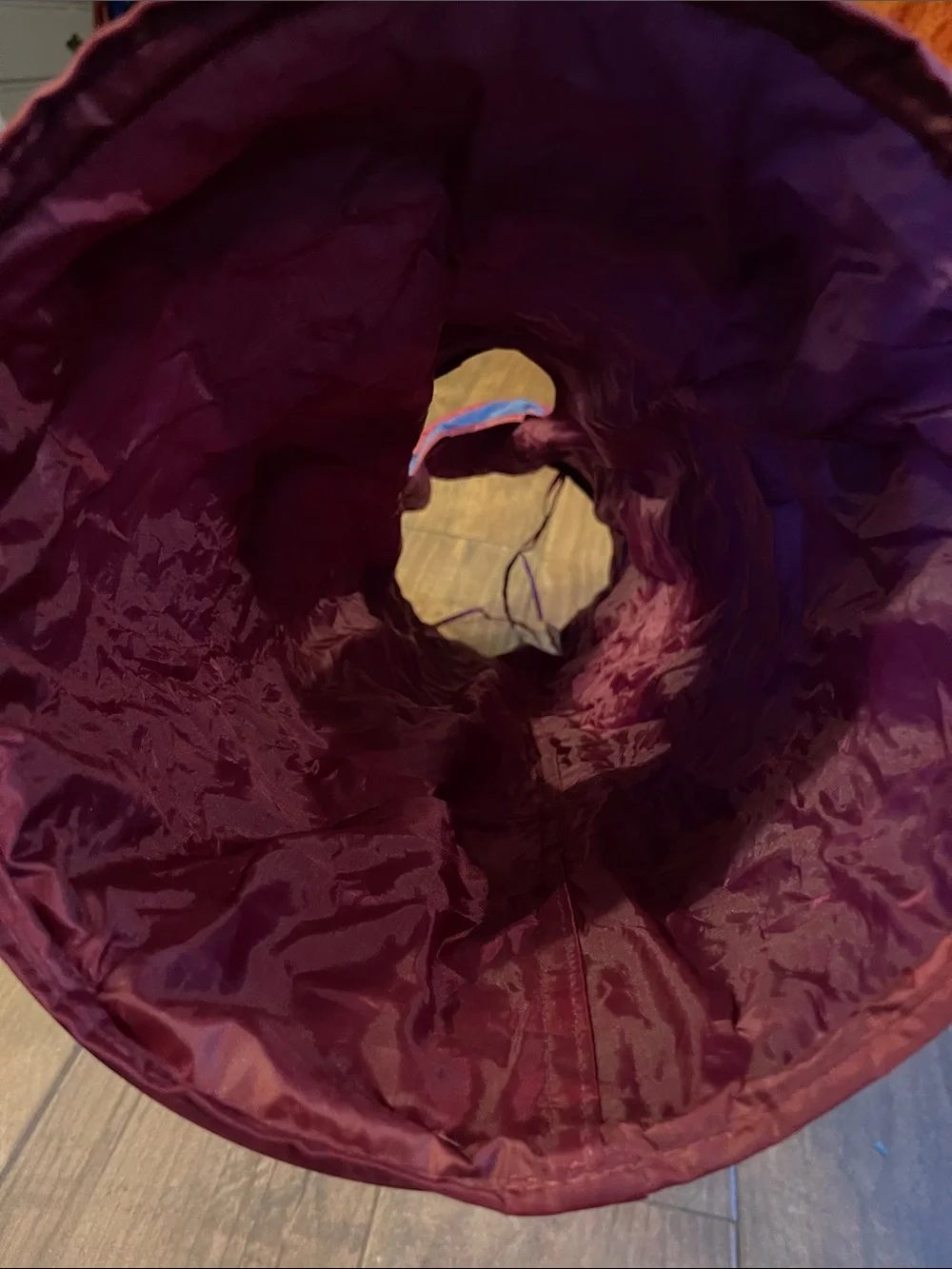 Blue and Red Cat Crinkle Play Tunnel -